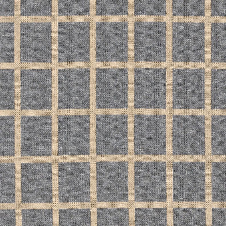 Romanitjersey rutor – grått/beige,  image number 1