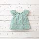 Poplin söta ugglor  – aquablått,  thumbnail number 6