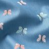 GOTS Bomullspoplin fjärilar – lysande blå,  thumbnail number 2