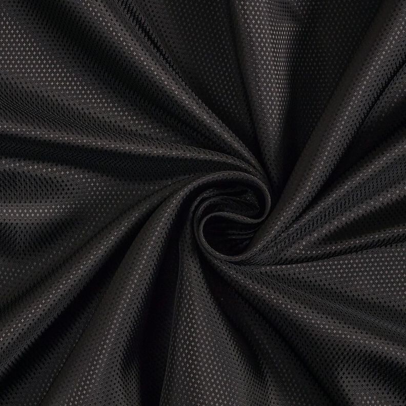 Fodertyg Jacquard miniromber – svart,  image number 1