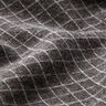 Stickad jacquard uppruggad rutnät – mörkgrå,  thumbnail number 3