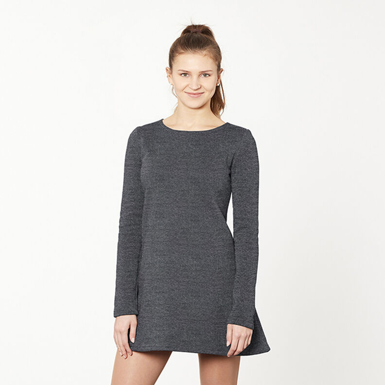 piquéjersey melange – nattblå,  image number 4