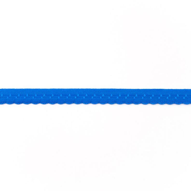 Elastistiskt infattningsband Spets [12 mm] – kungsblått,  image number 1