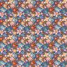 Bomullstyg Poplin Små blommor – indigo/ljus gammelrosa,  thumbnail number 1