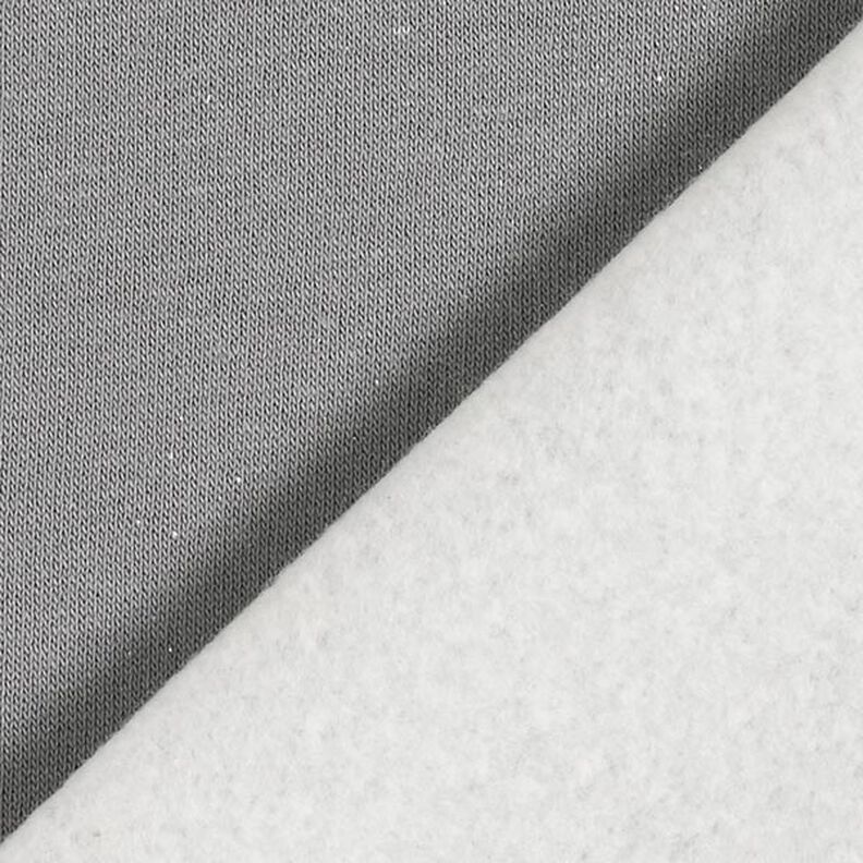 Sweatshirt Ruggad enfärgat Lurex – mörkgrå/silver,  image number 4