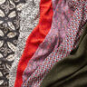 Crepe-chiffong paisley – rödlila,  thumbnail number 5