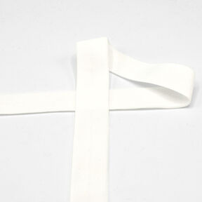 Elastiskt kantband (vikt resår) matt [20 mm] – vit, 