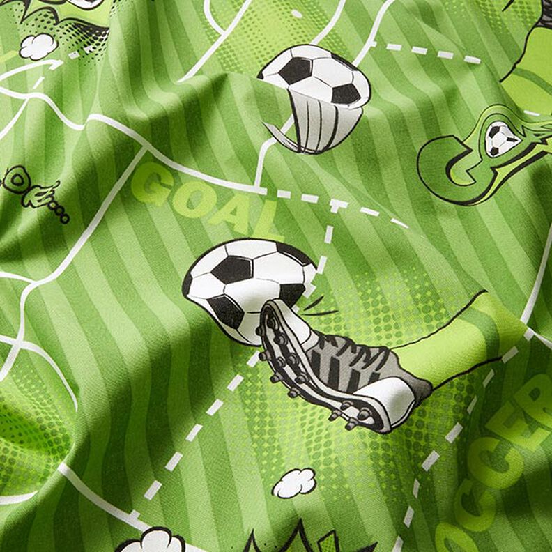 Dekorationstyg Halvpanama fotbollsmatch – grön,  image number 2