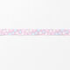 Satinband Blommor – rosa/ljusblått,  thumbnail number 2