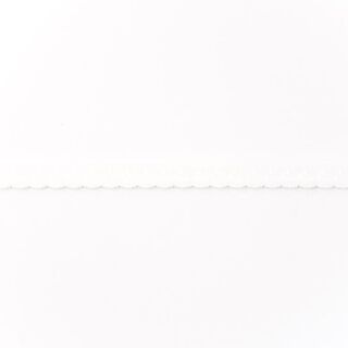 Elastistiskt infattningsband Spets [12 mm] – vit, 