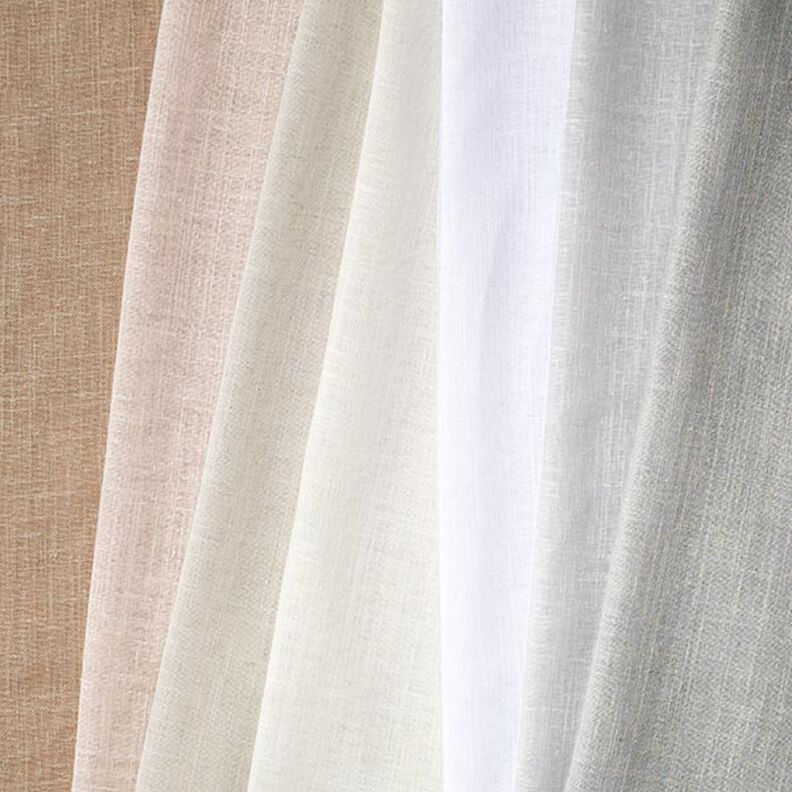 Gardintyg voile linnelook 300 cm – natur,  image number 4