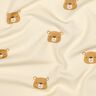 GOTS Bomullsjersey björnar | Poppy Fabrics – yllevit/ljusbrun,  thumbnail number 2
