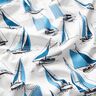 Dekorationstyg Panama segelbåtar – vit/havsblå,  thumbnail number 2
