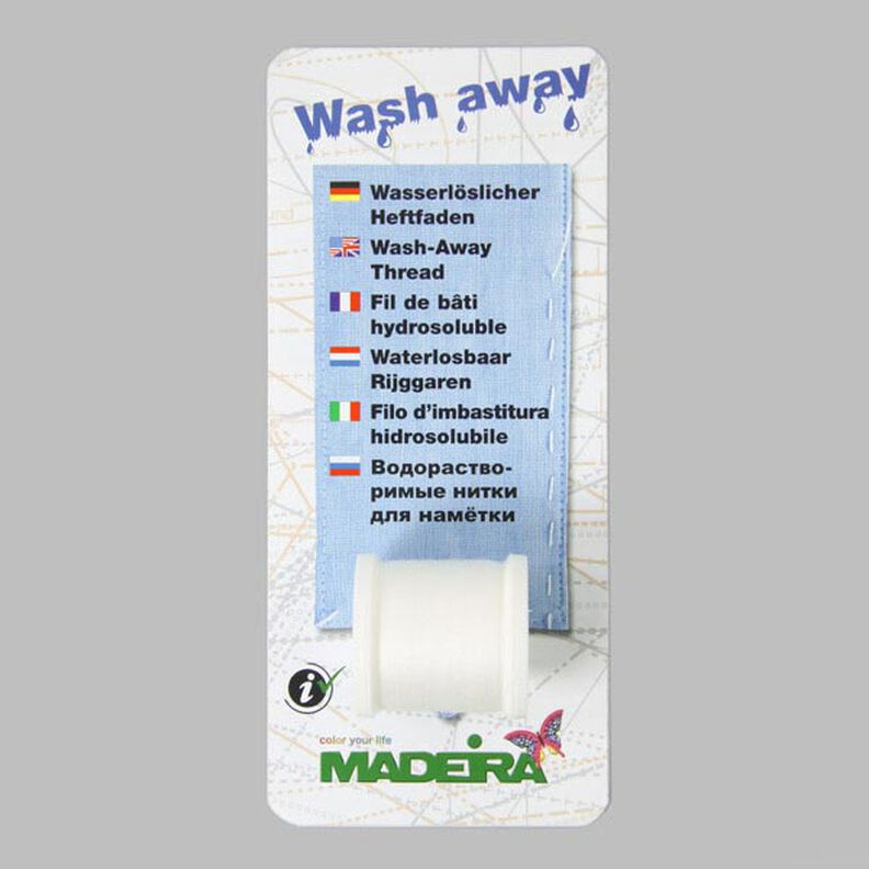 Madeira Wash Away – vattenlöslig häfttråd,  image number 1