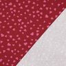 Sommarsweat hjärtan | Poppy Fabrics – mörkröd/pink,  thumbnail number 3