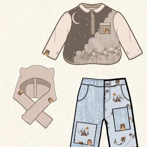dekorationsdetalj teddy/igelkott, 19 mm | Prym – mellanbrunt, 