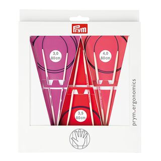 Rundstickor, set, 3 delar [3,0 - 4,0] Ergonomics| Prym, 