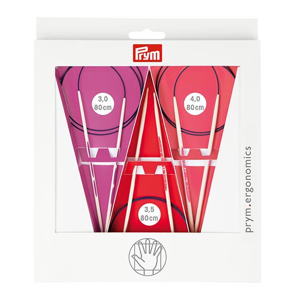 Rundstickor, set, 3 delar [3,0 - 4,0] Ergonomics| Prym,  image number 1