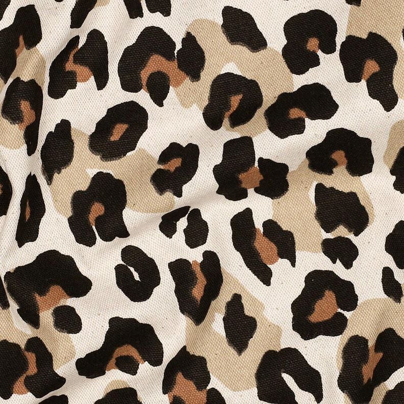 Canvas djurhud i linne-look – natur,  image number 2