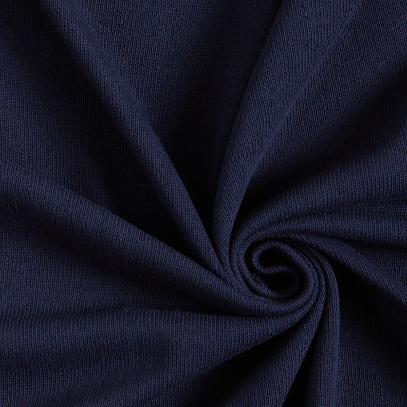 Stickat bomullstyg – nattblå,  image number 1