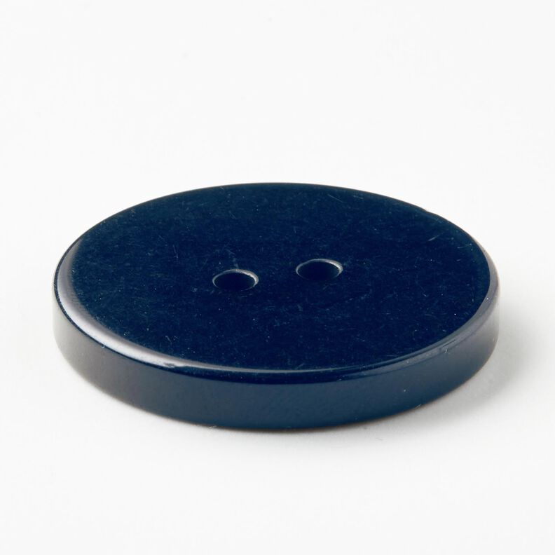 2-hålsknapp blank [Ø 25 mm] – nattblå,  image number 3