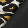 Viskosjersey Stora leopardfläckar – ljusgrått/currygul,  thumbnail number 4
