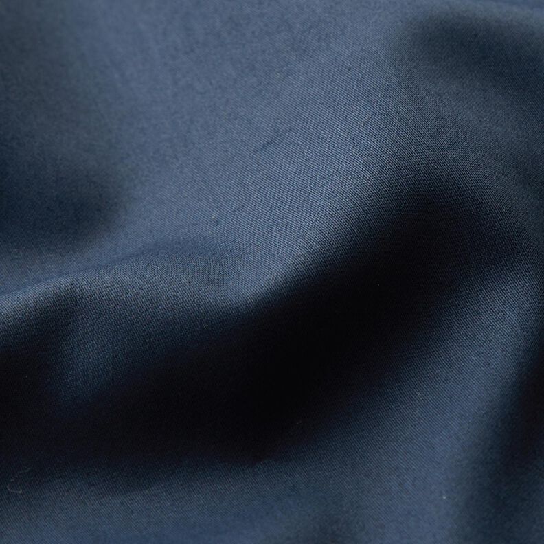 Bomullssatin Enfärgat – svartblå,  image number 3