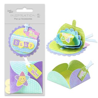 Pop-up-pysselset Baby Boy  – blå, 