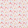 GOTS Bomullsjersey Färgglada blommor Digitaltryck | Poppy Fabrics – vit/apricot,  thumbnail number 1