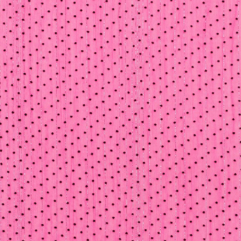 chiffong glitterränder och prickar – purpur, image number 1