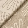 Dekorationstyg Jacquard bladkonturer – natur,  thumbnail number 4