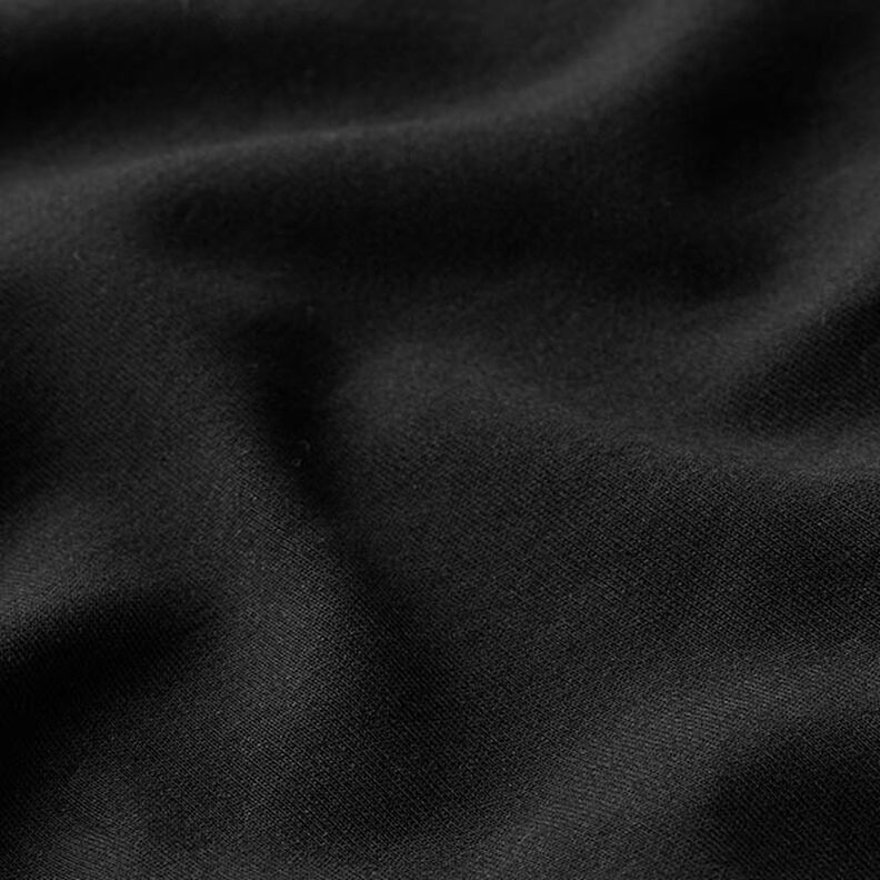 GOTS Interlock Jersey enfärgat – svart,  image number 2