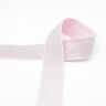 Elastiskt band metallic [40 mm] – rosa,  thumbnail number 1