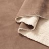 velour med sherpafoder på baksidan – mellanbrunt,  thumbnail number 2
