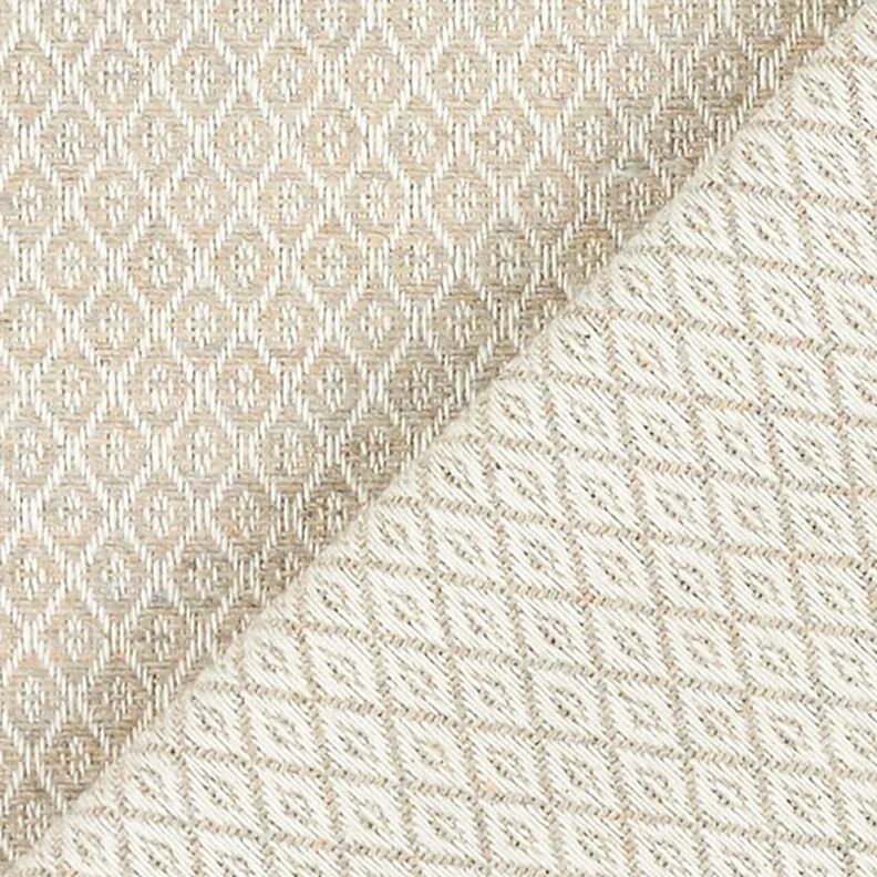 Möbeltyg Jacquard minirute – beige,  image number 3