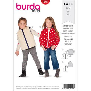 Jacka, Burda 9290 | 104-146, 