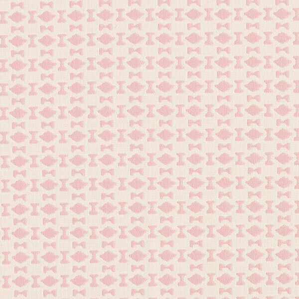 Jacquard rombmönster – rosa/yllevit, image number 1