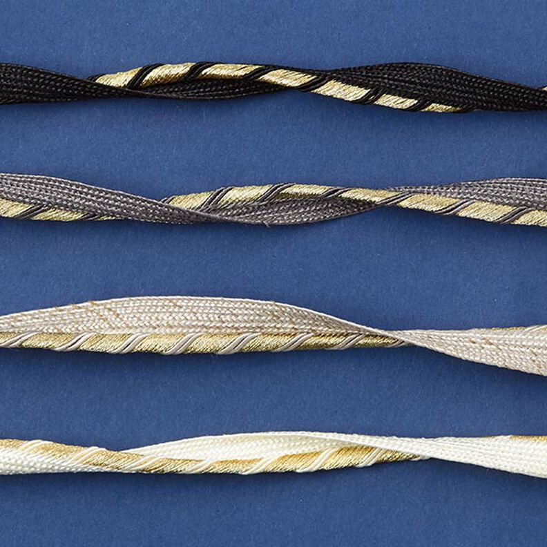 Passpoalband - creme/guld, image number 2