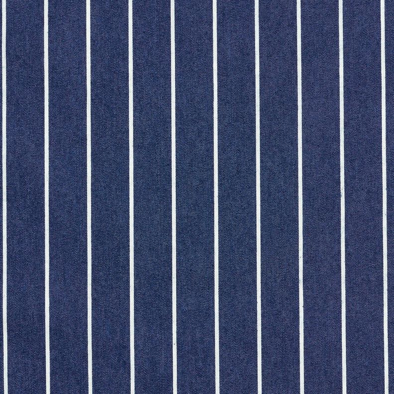 Chambray ränder – marinblått/yllevit,  image number 1
