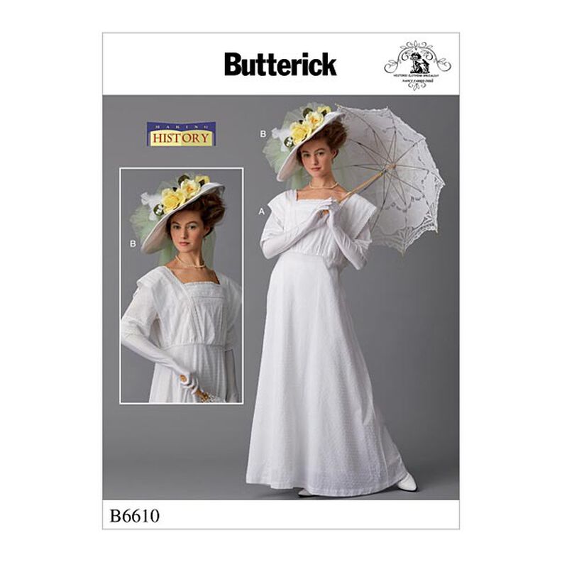 Kostym och hatt från Making History, Butterick 6610 | 40 - 48,  image number 1