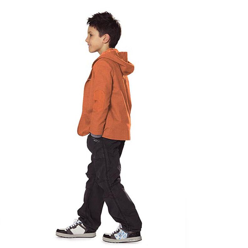 L&auml;tt french terry enf&auml;rgad &ndash; r&aring;djursbrun,  image number 10