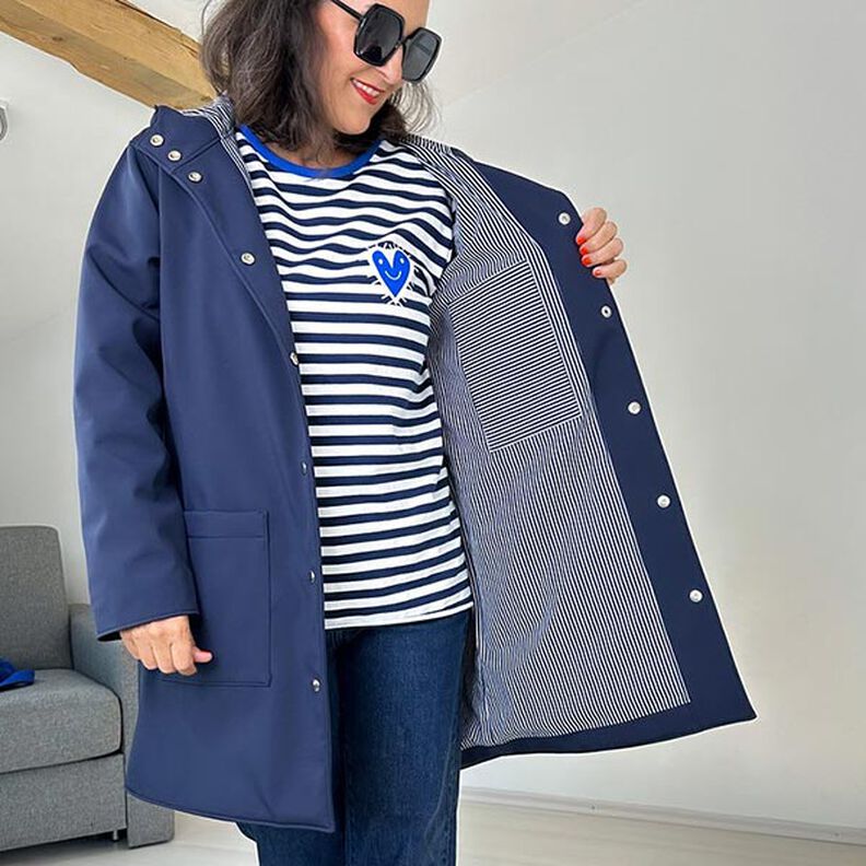 FRAU KARO - fodrad parkas med huva med påsydda fickor, Studio Schnittreif | XS - XXL,  image number 12