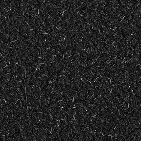 Stickad Bouclé Glittertrådar – svart, 