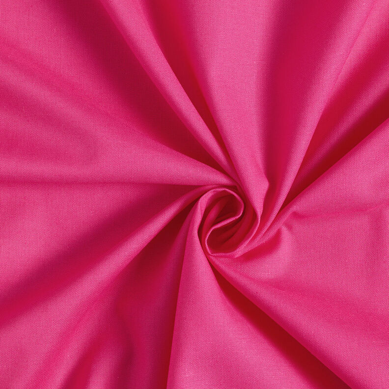 Bomullstyg Kretong Enfärgat – intensiv rosa,  image number 1