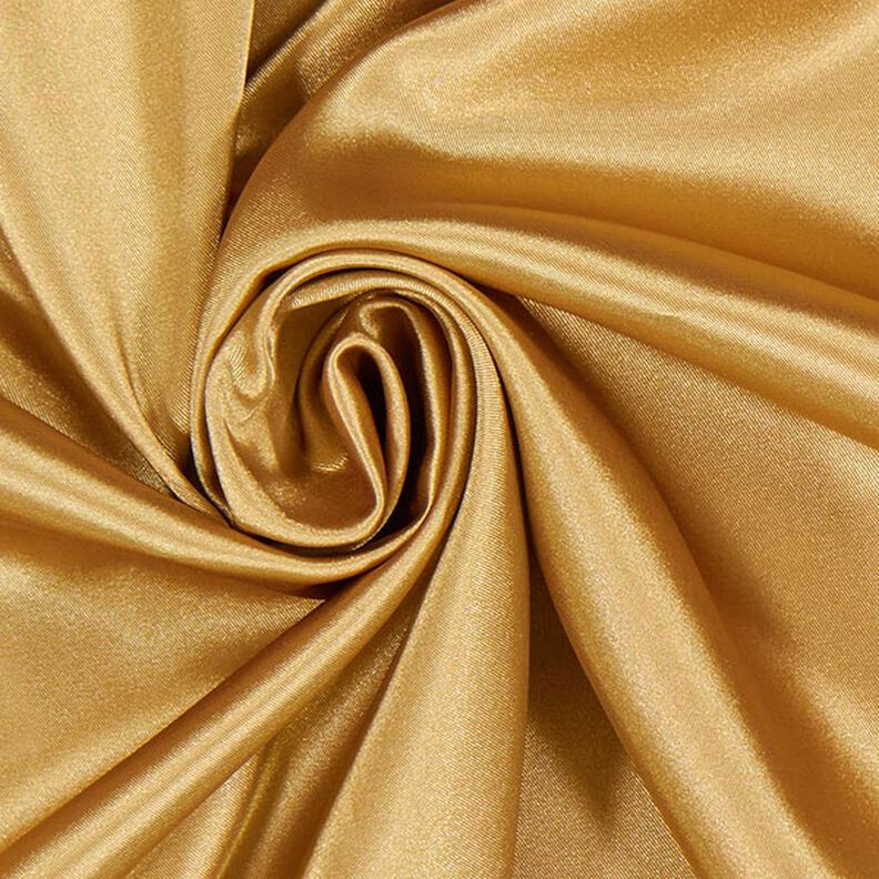 Stretch Satin – guld metallisk,  image number 2