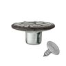 Jeanspatentknapp Stjärna – antique silver metallic,  thumbnail number 2