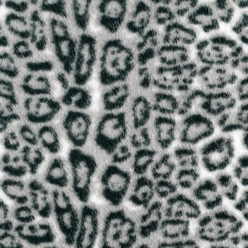 Fuskpäls snöleopard – silver/antracit,  image number 5