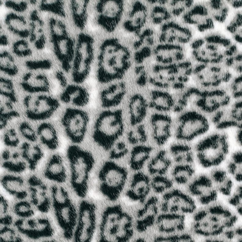 Fuskpäls snöleopard – silver/antracit, image number 5