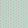Bomullstyg Poplin Minispikar – ljus mint/mörk gammelrosa,  thumbnail number 1