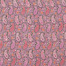 Crepe-chiffong paisley – rödlila,  thumbnail number 1